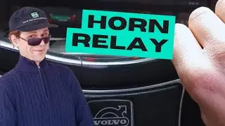 Horn Repair how to check and repair #homemechanic #volvo140 #relay