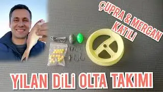 İki farklı yılan dili olta takımı... çupra & mercan katili olta takımı....