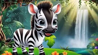 CUTE ZEBRA SONG | CUTE ZEBRA POEM | kids poem | kids song | CUTE ZEBRA SONG #songforkids