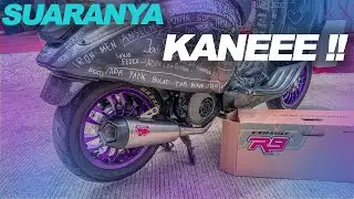 GANTI KNALPOT VESPA SPRINT PAKE R9 NEW ALPHA SERIES !!!!! + Test Sound