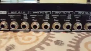 16-канальный микшер Behringer Eurorack Pro, модель RX-1602, ДЕМО