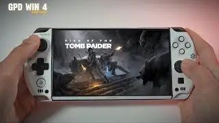 Rise of the Tomb Raider - GPD Win4 | low-High settings | let&rsquo;s see