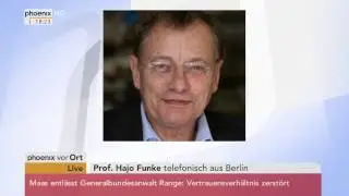 Pressefreiheit: Hajo Funke zur Versetzung von Harald Range in den Ruhestand am 04.08.2015