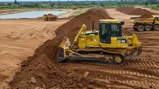 The Amazing Process of Land Development With Heavy Equipment Bulldozer Mechanics