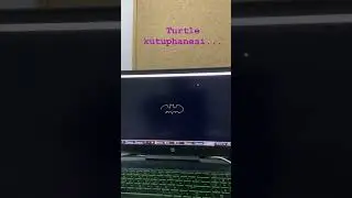 Python Turtle Kütüphanesi ile Batman Logosu Çizimi #shorts
