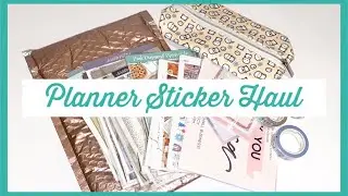 MASSIVE PLANNER STICKER HAUL // ft. GlamPlanner, PDPC, ScribblePrintsCo, StickerGuru, TCMC & More&hellip;