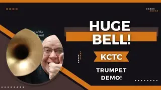 HUGE BELL #trumpet from the Kansas City Trumpet Company! ACB show and tell with Trent Austin