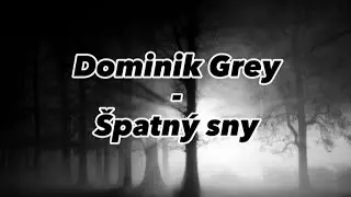 Dominik Grey - &Scaron;patn&yacute; sny (lyrics/text)