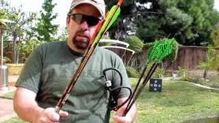 Chief AJ HFX SlingShot Chrony and Arrow Penetration Test