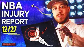 NBA DFS Injury Report Tuesday 12/27/22 | BREAKING Injury News Updates