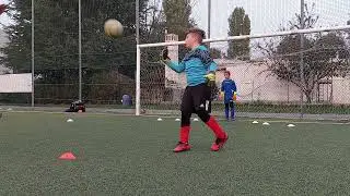 Allenamento giovani portieri, stagione 2022/23, Pulcini 2013 Centro Schiaffino, coordinativo tecnico