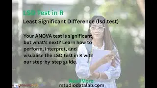 LSD Test in R: A Step-by-Step Guide to Analyzing Group Means