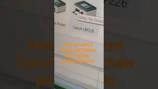 How to solved Canon LBP226dw print quality problem#shorts