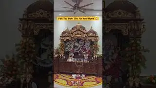 😍 Home Altar 🏠 🙏🌷..#iskconaltar #ujjainaltar#viral #iskcon #homedecor #religion