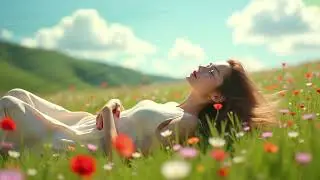 Piano in a Blooming Field &ndash; Relax, Breathe, and Let Go