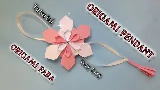 Amazing Origami Pendant/Easy, Beautiful & Perfect for Everyone(Step-by-Step Tutorial)