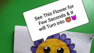 How To Draw a monster😈 Flower🌼🌺Easy drawing#shortvideo #drawing #art