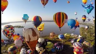 FIG | VISTA DESDE DRONE | FESTIVAL INTERNACIONAL DEL GLOBO LE&Oacute;N GUANAJUATO MEXICO