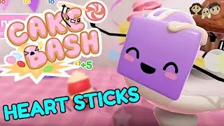 Cake Bash Gameplay #4 : HEART STICKS | 3 Player