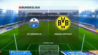 Paderborn vs Borussia Dortmund | Benteler-Arena | 2019-20 Bundesliga | PES 2020