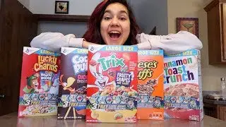 BUYING ALL THE POKEMON CARD CEREAL!