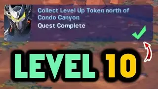 Collect Level Up Token north of Condo Canyon  - Complete 28 Omega Knight Level Up Quests