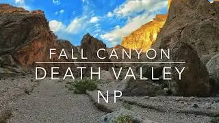 Fall Canyon - one of the best hikes in Death Valley!