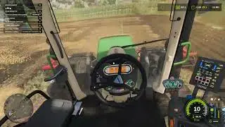 Farming sim 25 Epesode 9 Het haver veld mulcheren en cultiveren voor een nieuwe zaaing Map Geistal