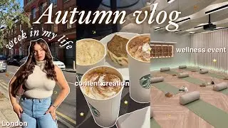 Autumn Vlog 🍂 London Day Out, Pilates, Blank Street Coffee & Cozy Night Routine