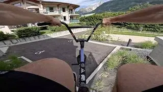 BMX or MTB ? First time trying MTB in Chamonix !