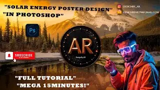 DesignBy  ƛ...♚Ʀ......  - Creative Tutorials | 🔆 Solar Energy Poster Design