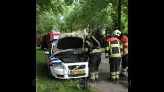 Politie auto in brand Huizerstraatweg Naarden~www.GooiNieuws.nl (289)