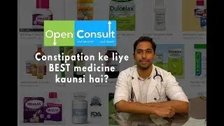 Constipation ke liye BEST medicine kaunsi hai?  OpenConsult | HIndi/English