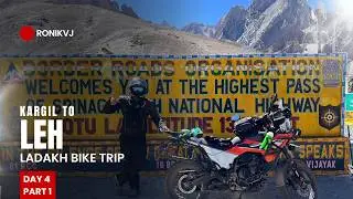 High Passes & High Emotions! Kargil se Leh Ka Safar bana Yaad gaar | Day 4