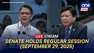 LIVE | Senate holds session (September 29, 2025)