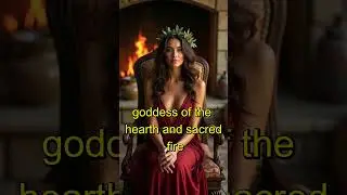 Hestia Goddess of the hearth and home in Greek Mythology #hestia #greekgoddess #greekgoddesses #myth