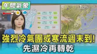 天氣/強烈冷氣團或寒流週末到! 先濕冷再轉乾｜氣象主播 吳姝叡｜午間氣象｜TVBS新聞20260204 @TVBSNEWS01