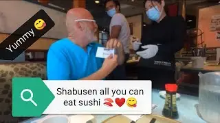 All you can eat sushi at Shabusen Yakiniku House #sushi #allyoucaneat #vancouver #Shabusen