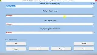 OPCOM (Vaux-Com) ASTRA J - Instrument Cluster Programming