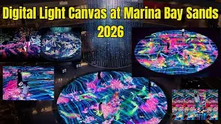 Marina Bay Sands Digital Light Canvas by teamLab 2026 | Epic Interactive Light Art in Singapore