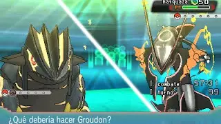 Shiny Mega Rayquaza vs Shiny Primal Groudon and Kyogre