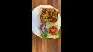 sandwich recipe|instant chicken kabab sandwich by life with Fatima