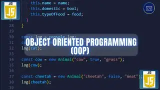 Object Oriented Programming (OOP) - A scalable & efficient way of developing object-based software.