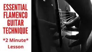 Essential *2 Minute* Flamenco Guitar Lesson: Ligado phrase 