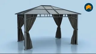 Assembly Garden Gazebo Sunset Deluxe 3x4m | All Tents