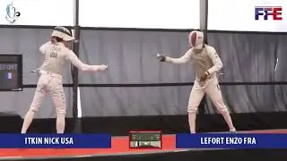 Melun Open 2022 SMF - L8 - Nick Itkin USA v Enzo Lefort FRA