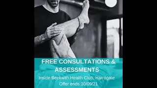 Beckwith Health Club membership perk in September from SJ Sports Therapy: Free 30-minute assessment!