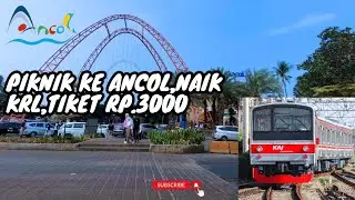 liburan murah ke Pantai Ancol,naik kereta KRL ongkos murah meriah❗❗#jakarta #ancol  #indonesia