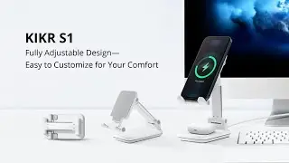 Now on Kickstarter: S1: Fully Adjustable Phone Stand with Dual Wireless Chargers