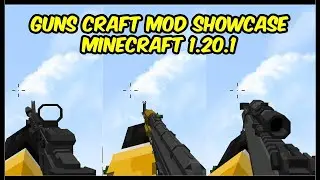 Guns Craft Mod Showcase + Tutorial - Gun Mod for Minecraft 1.20.1